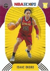 2020-21 Hoops Winter Base Set Isaac Okoro #244 card