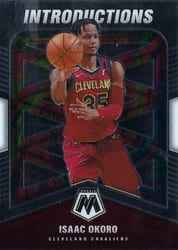 2020-21 Panini Mosaic Introductions Isaac Okoro #3 card