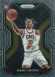 2020-21 Panini Prizm Base Set Isaac Okoro #298 card