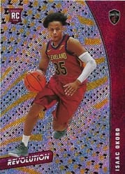 2020-21 Panini Revolution Base Set Isaac Okoro #142 card