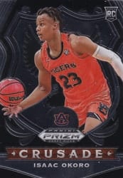 2020 Panini Prizm Draft Picks Base Set Isaac Okoro #84 card