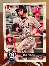 2018 Bowman Paper Prospects Isaac Paredes #BP76 card