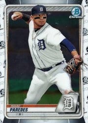 2020 Bowman Chrome Prospects Isaac Paredes #BCP-224 card