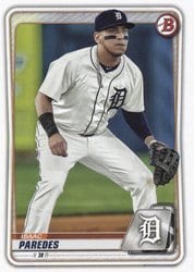 2020 Bowman Prospects Isaac Paredes #BP-120 card