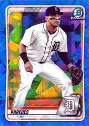 2020 Bowman Sapphire Edition Base Set Isaac Paredes #BCP-120 card