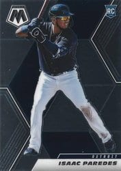 2021 Panini Mosaic Base Set Isaac Paredes #224 card