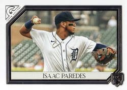 2021 Topps Gallery Base Set Isaac Paredes #25 card