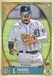 2021 Topps Gypsy Queen Base Set Isaac Paredes #87 card