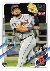 2021 Topps UK Edition Base Set Isaac Paredes #184 card