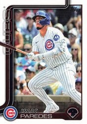 2025 Topps Base Set Isaac Paredes #138 card