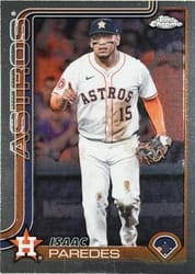 2025 Topps Chrome Update Base Set Isaac Paredes #USC29 card