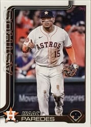 2025 Topps Update Base Set Isaac Paredes #US195 card