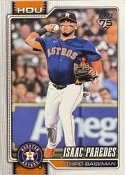 2026 Topps Base Set Isaac Paredes #366 card