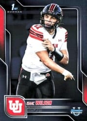 2025 Bowman University Chrome Base Set Isaac Wilson #85 card