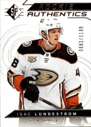 2018-19 SP Base Set Isac Lundestrom #113 card