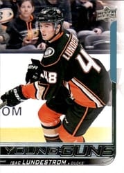 2018-19 Upper Deck Base Set Isac Lundestrom #466 card