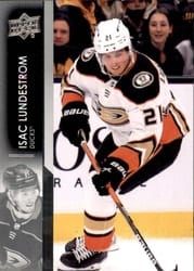 2021-22 Upper Deck Base Set Isac Lundestrom #502 card