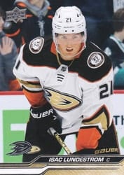 2023-24 Upper Deck Base Set Isac Lundestrom #4 card