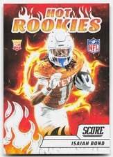 2025 Score Hot Rookies Isaiah Bond #13 card