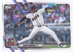 2021 Topps Pro Debut Base Set Isaiah Campbell #PD-141 card