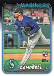 2024 Topps Base Set Isaiah Campbell #58 card