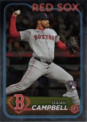 2024 Topps Chrome Base Set Isaiah Campbell #76 card