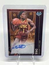 2023-24 Bowman University Chrome Prodigal Playmakers Autographs Isaiah Collier #PPA-IC card