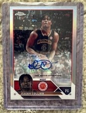 2023 Topps Chrome McDonald's All American Chrome Autographs Isaiah Collier #CA-IC card