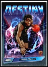 2024-25 Topps Chrome Destiny Isaiah Collier #D-21 card
