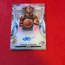 2024-25 Topps Inception Grail Chasing Signatures Isaiah Collier #GCS-IC card