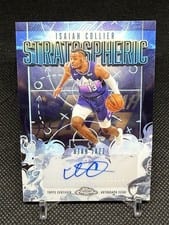 2025-26 Topps Chrome Stratospheric Signatures Isaiah Collier #SM-IC card