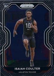 2020 Panini Prizm Base Set Isaiah Coulter #395 card