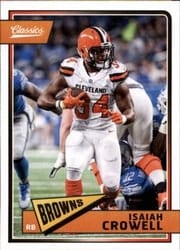 2018 Panini Classics Base Set Isaiah Crowell #24 card
