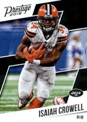 2018 Panini Prestige Base Set Isaiah Crowell #120 card