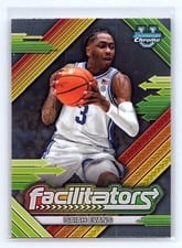 2024-25 Bowman University Chrome Facilitators Isaiah Evans #F-13 card