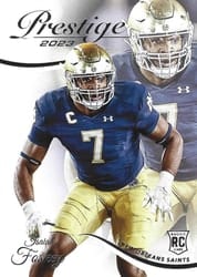 2023 Panini Prestige Base Set Isaiah Foskey #340 card