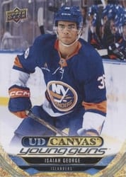2024-25 Upper Deck UD Canvas Isaiah George #C346 card