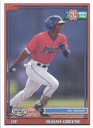 2021 Topps Pro Debut Base Set Isaiah Greene #PD-173 card