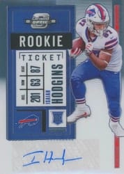 2020 Panini Contenders Optic Base Set Isaiah Hodgins #193 card