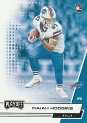 2020 Panini Playoff Base Set Isaiah Hodgins #254 card