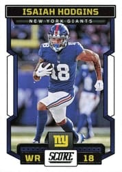 2023 Score Base Set Isaiah Hodgins #298 card