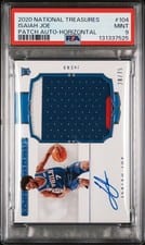 2020 Panini National Treasures Isaiah Joe #104 card