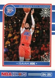 2024-25 Haunted Hoops Base Haunted Hoops Isaiah Joe #129 card