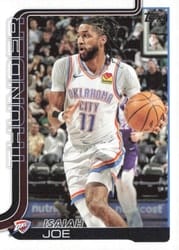 2025-26 Topps Base Set Isaiah Joe #121 card