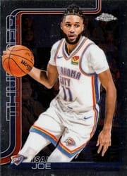 2025-26 Topps Chrome Base Set Isaiah Joe #121 card