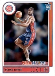 2021-22 Hoops Base Set Isaiah Livers #208 card