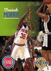 1992-93 SkyBox Base Set Isaiah Morris #338 card