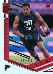 2018 Donruss Elite Base Set Isaiah Oliver #113 card
