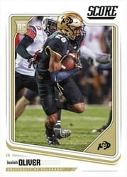 2018 Score Base Set Isaiah Oliver #334 card
