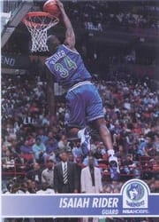 1994-95 Hoops Base Set Isaiah Rider #126 card